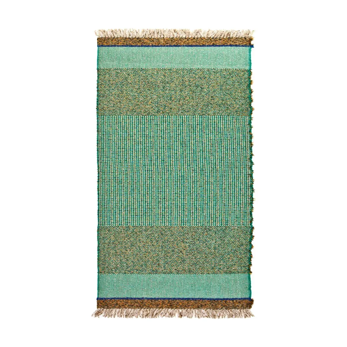 Tapis d'extérieur rectangulaire en jute vert 170x300cm Eco 02 - Gervasoni