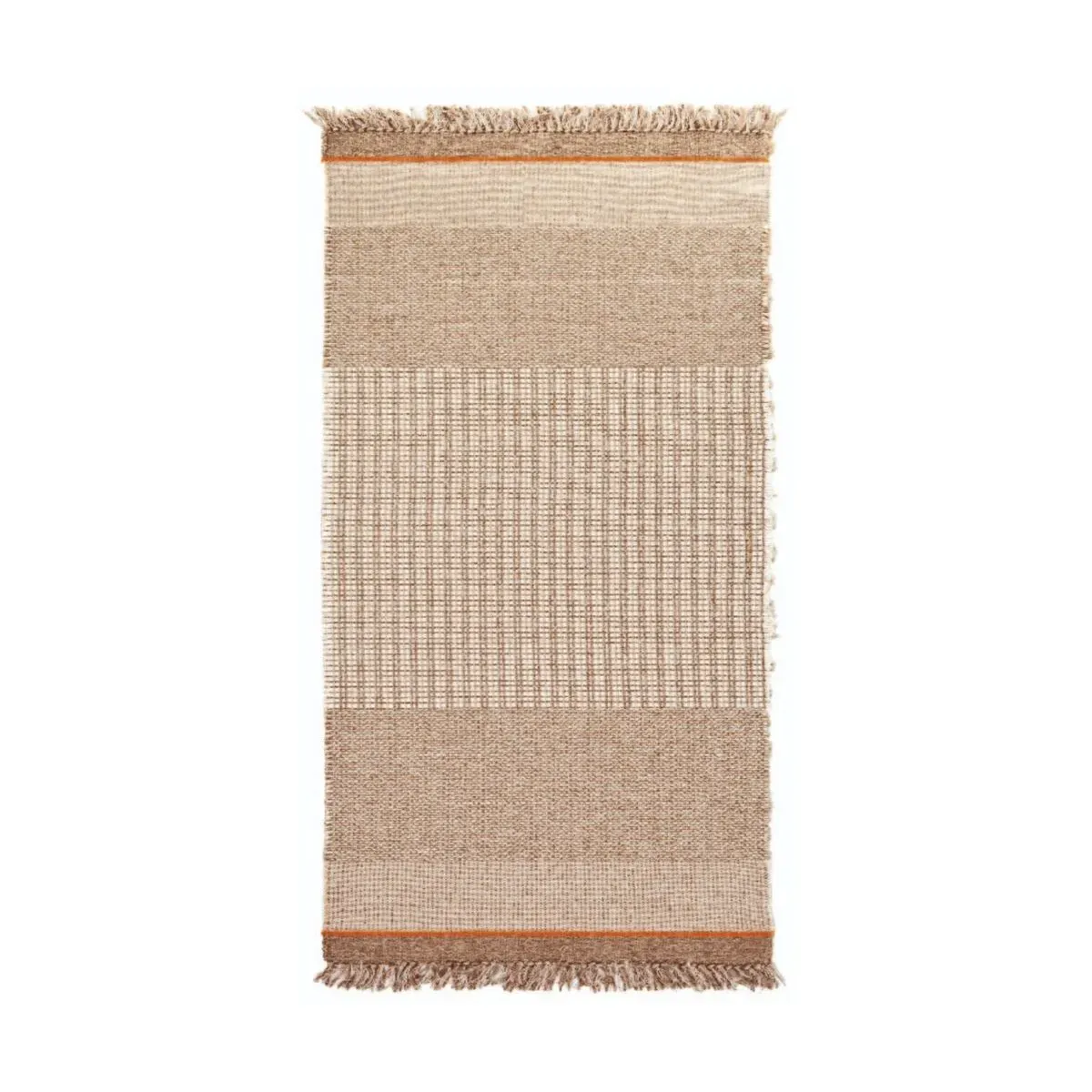 Tapis d'extérieur rectangulaire en jute blanc 170x300cm Eco 02 - Gervasoni