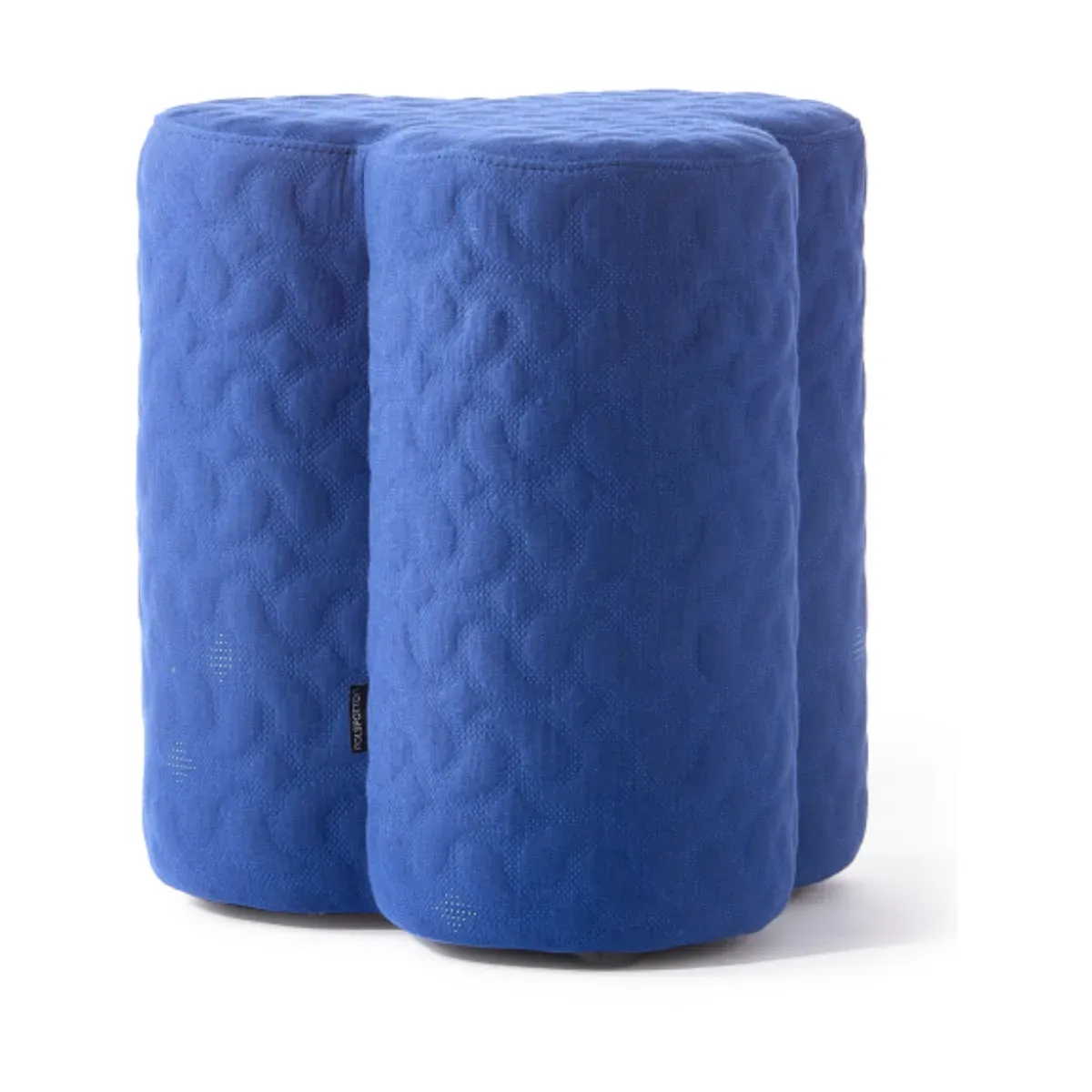Tabouret en tissus rembourré bleu Clover x Byborre - Pols potten