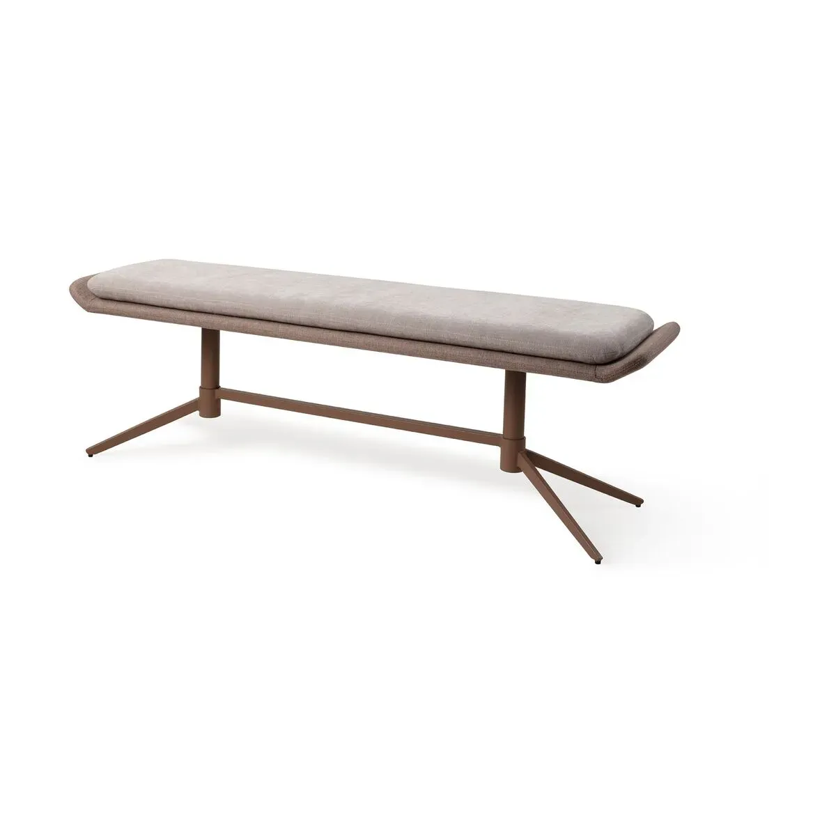 Banc en tissus no grey mouse 162cm Oketo - Jesper Home