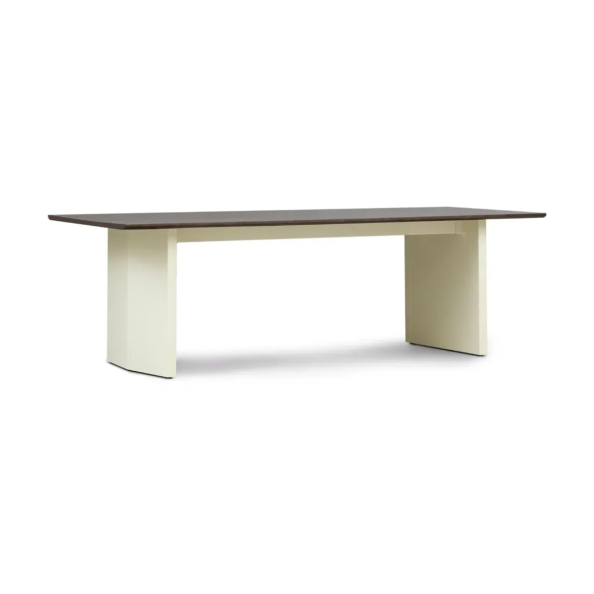 Table à manger en pin marron foncé et crème 90x250cm Panel - Normann Copenhagen