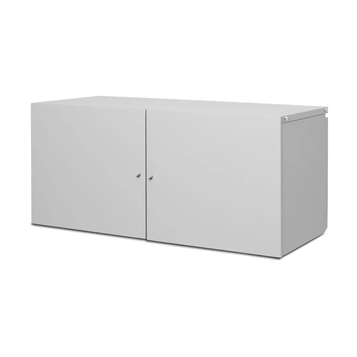 Étagères modulables en acier poudré gris clair 91,5x41,6cm Punctual - Ferm Living