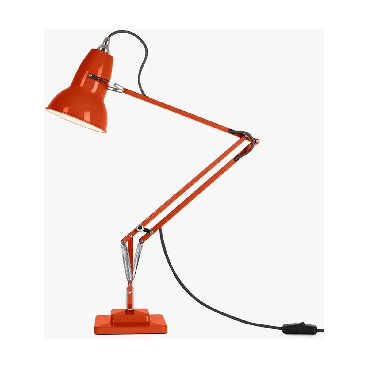 Lampe de bureau en aluminium rouge corail 72cm Original 1227 - Anglepoise
