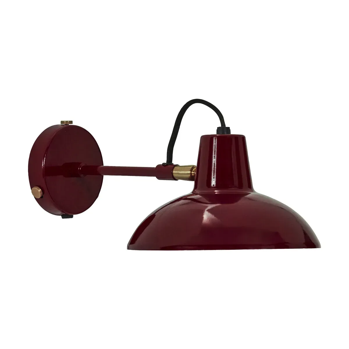 Applique murale en fer rouge 30x12cm Hddesk - House Doctor