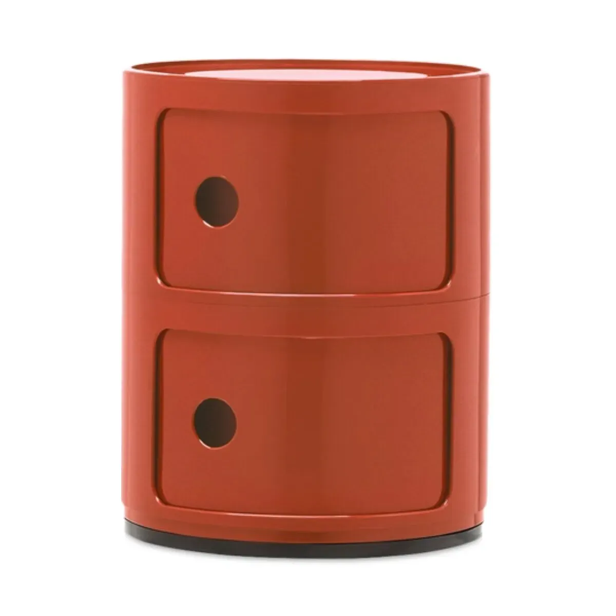 Table de chevet ambre 2 tiroirs Componibili - Kartell