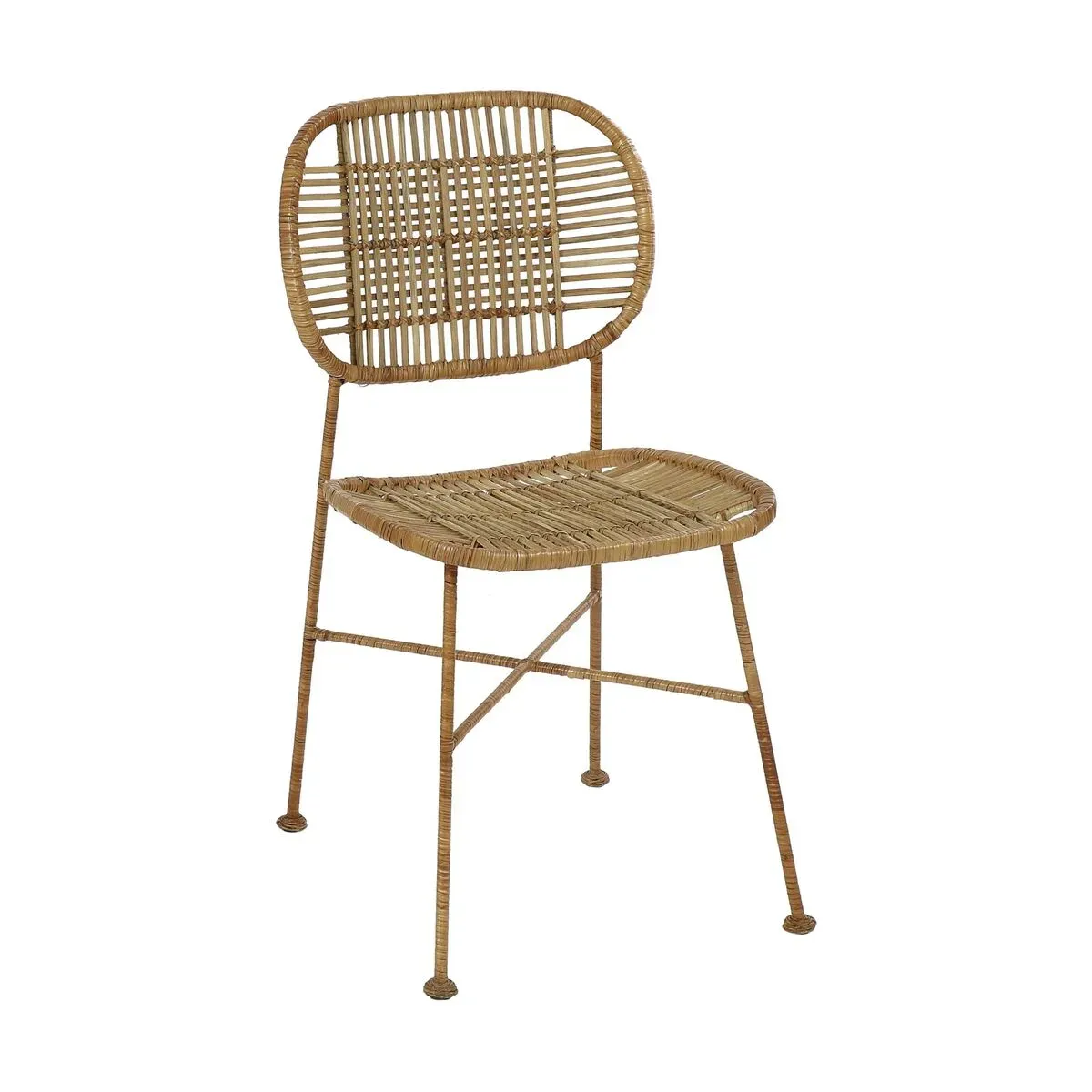 Chaise en rotin naturel 51,5x43,5x83cm Geneva - Pomax