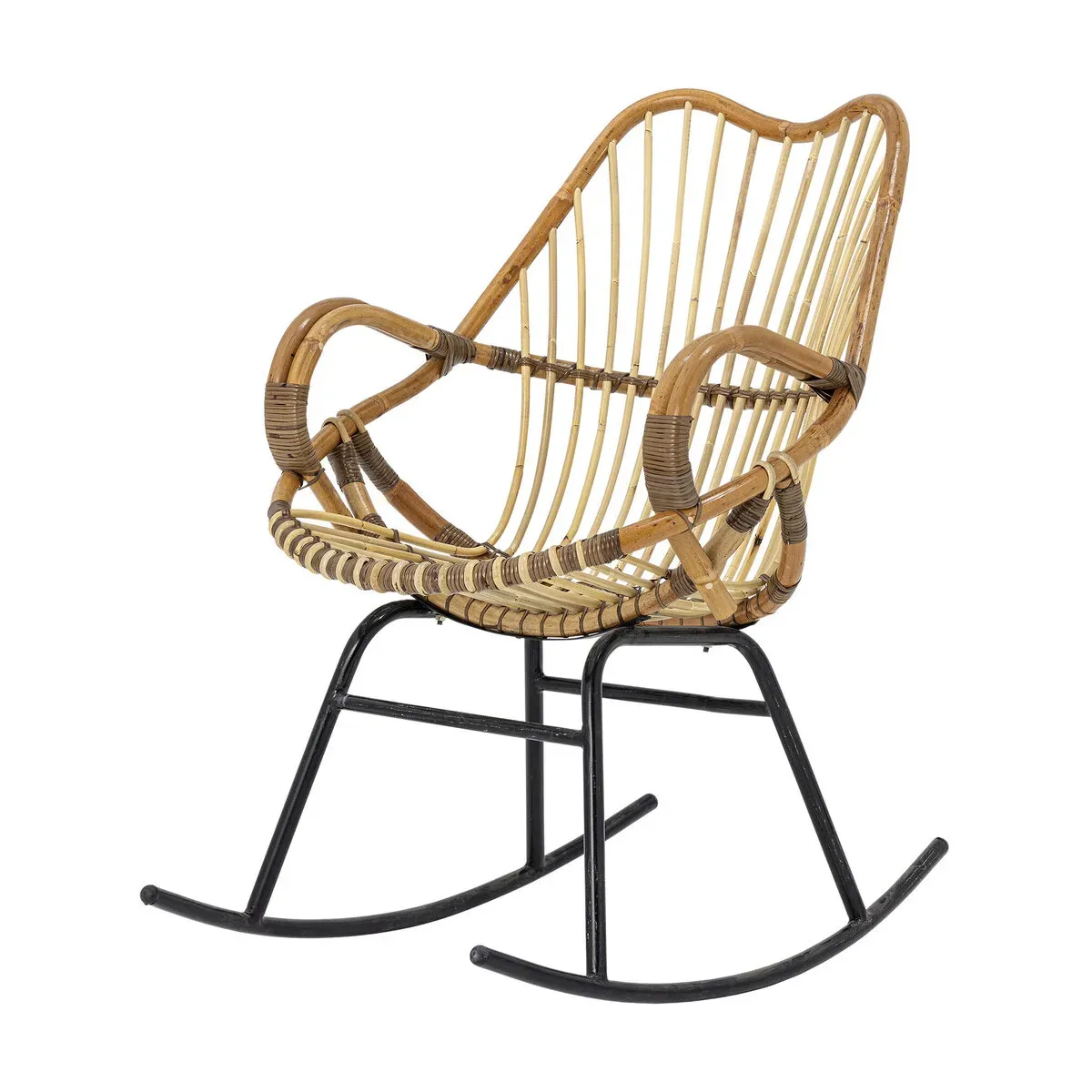 Reine Rocking Chair Nature Rattan - Bloomingville