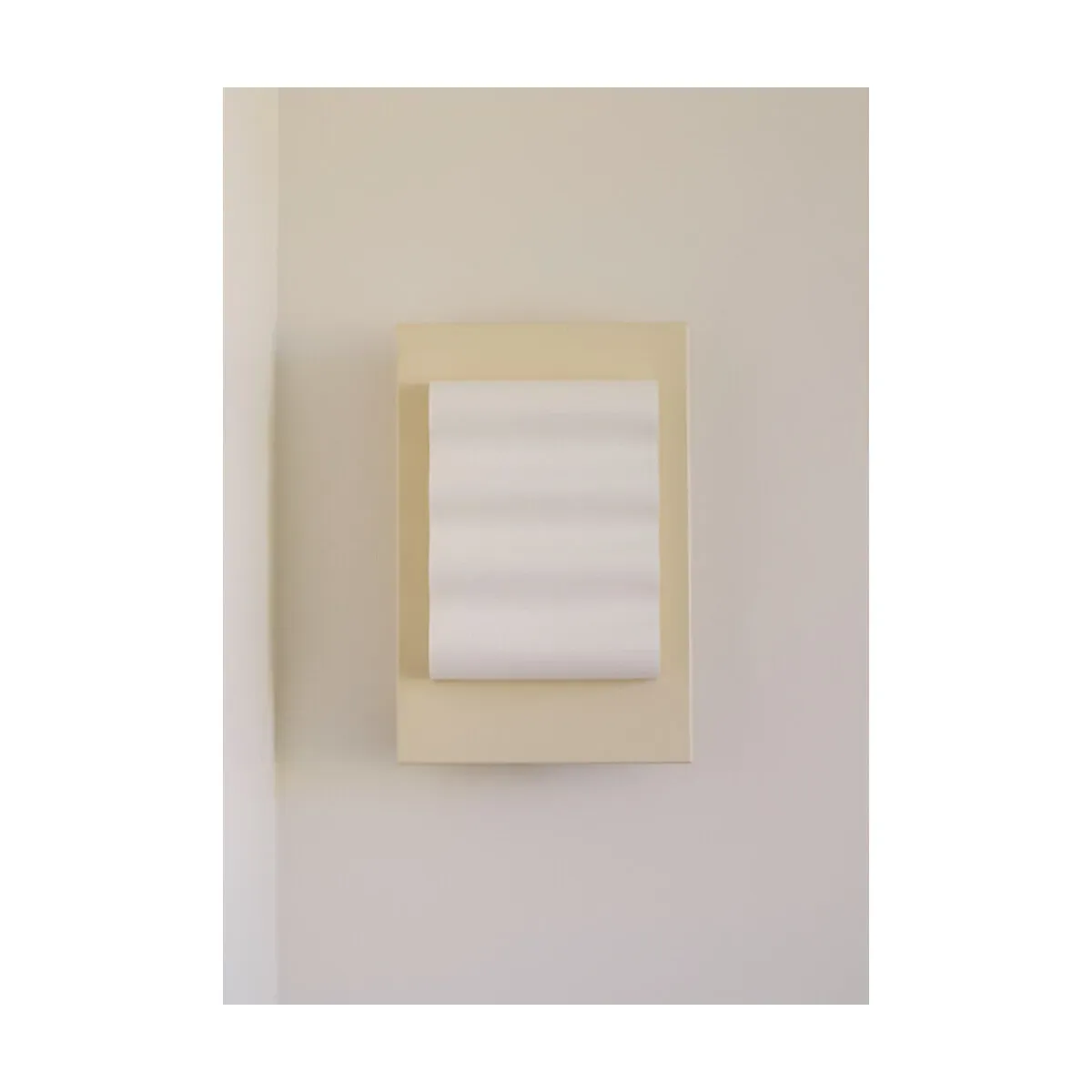 Applique murale rectangulaire en papier et aluminium laqué 35x24cm Frame - Violaine d