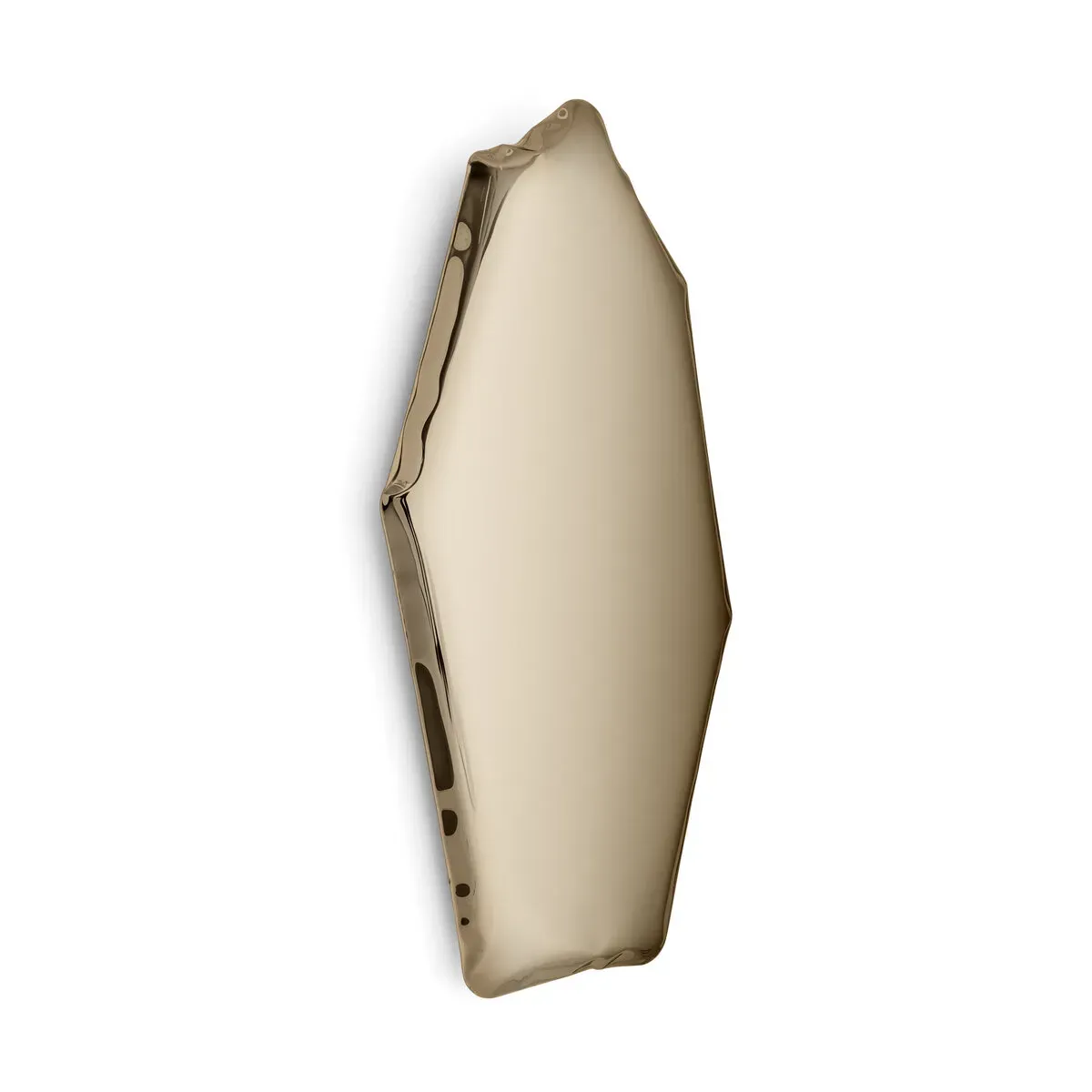 Miroir en inox doré 100x50x6cm Tafla C4 - Zieta
