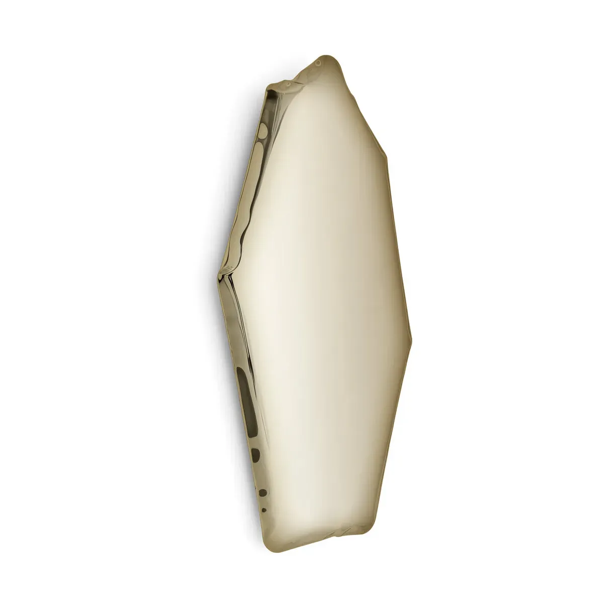 Miroir en inox doré clair 100x50x6cm Tafla C4 - Zieta