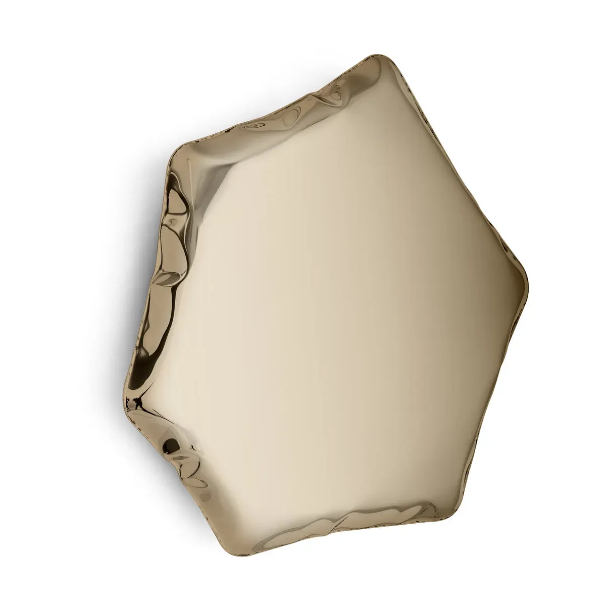 Miroir en inox doré 55x50x6cm Tafla C6 - Zieta