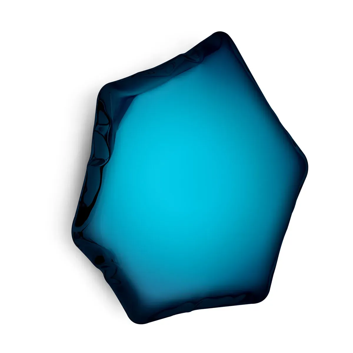 Miroir en inox bleu profond 55x50x6cm Tafla C6 - Zieta