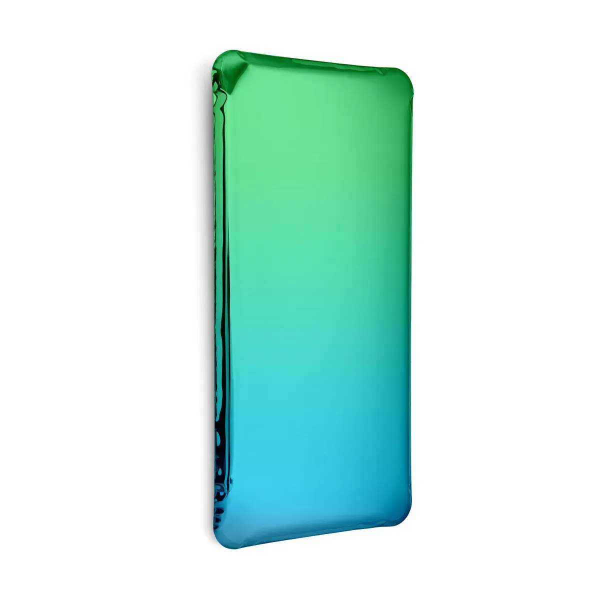 Miroir design en inox vert émeraude et bleu saphir 120x60x6cm Tafla Q2 - Zieta