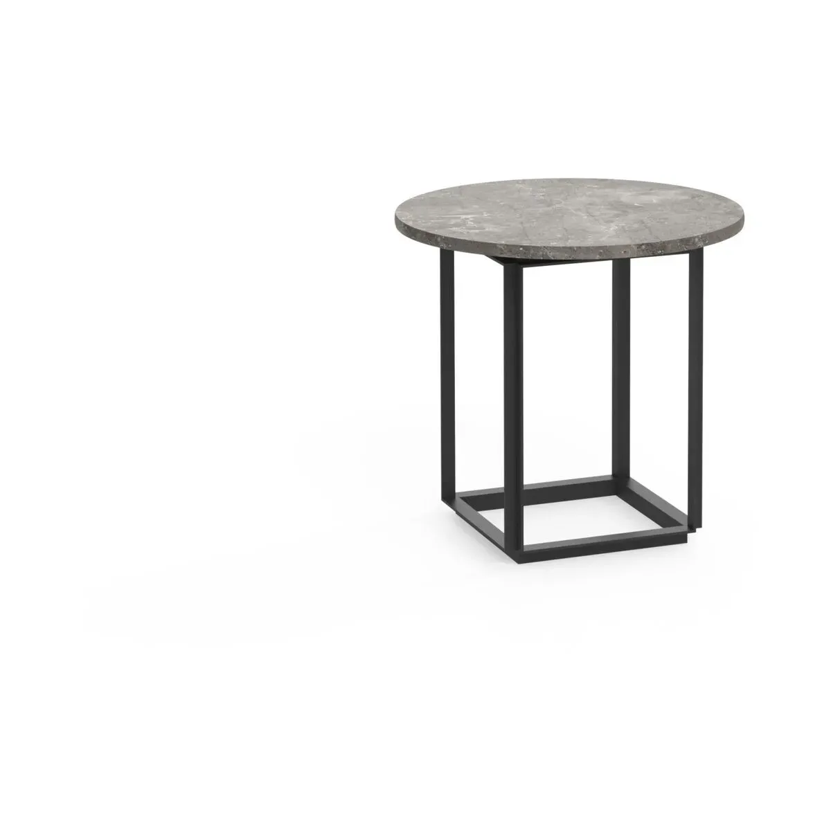 Table d'appoint en marbre gris du marais 50cm Florence - New Works