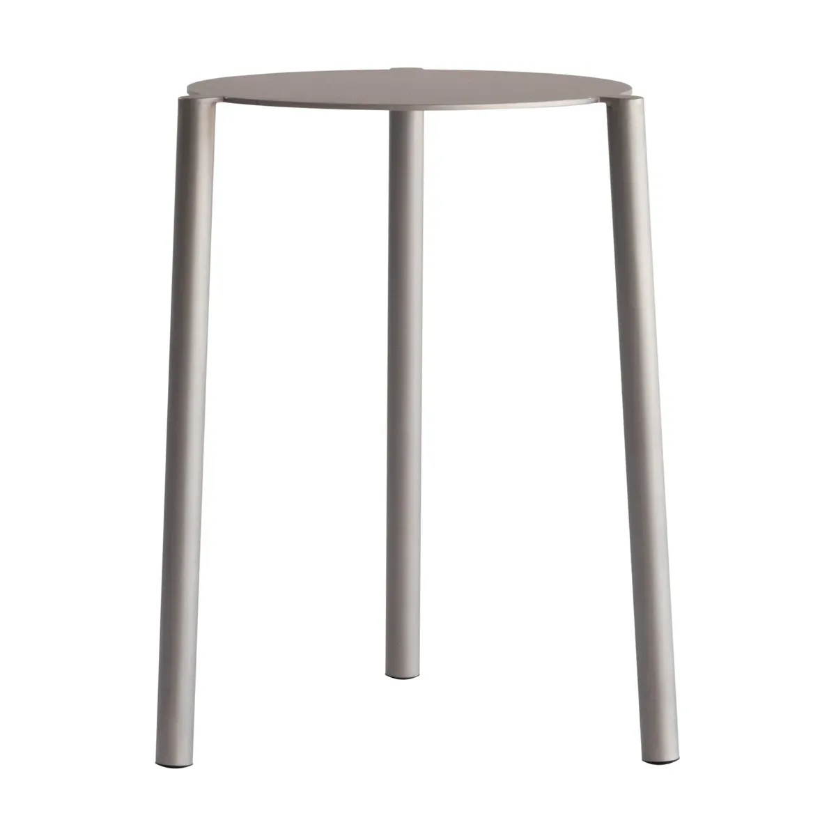 Tabouret en acier inoxydable mat 35x45cm Isla x Paul Delrez - Koge Design