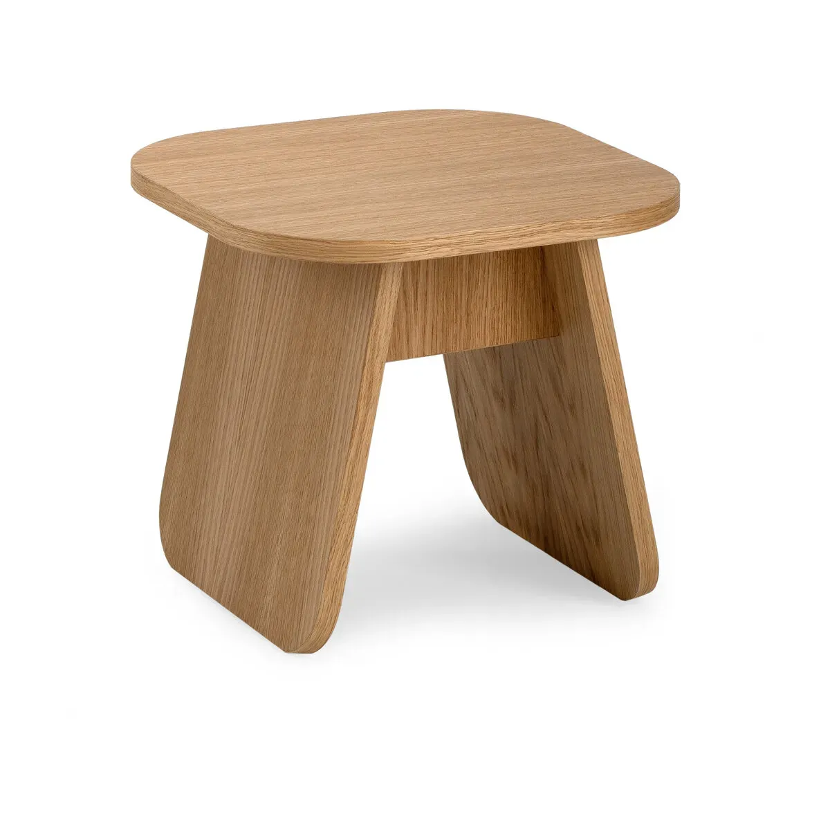 Table d'appoint carrée en bois de chêne huilé 40x40x35cm Momoko - EMKO