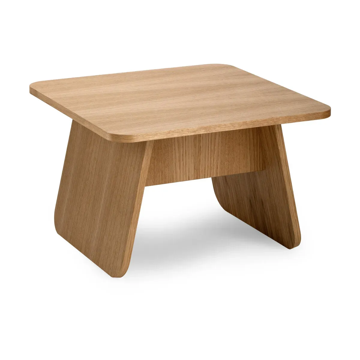 Table basse carrée en bois de chêne huilé 60x60x38cm Momoko - EMKO