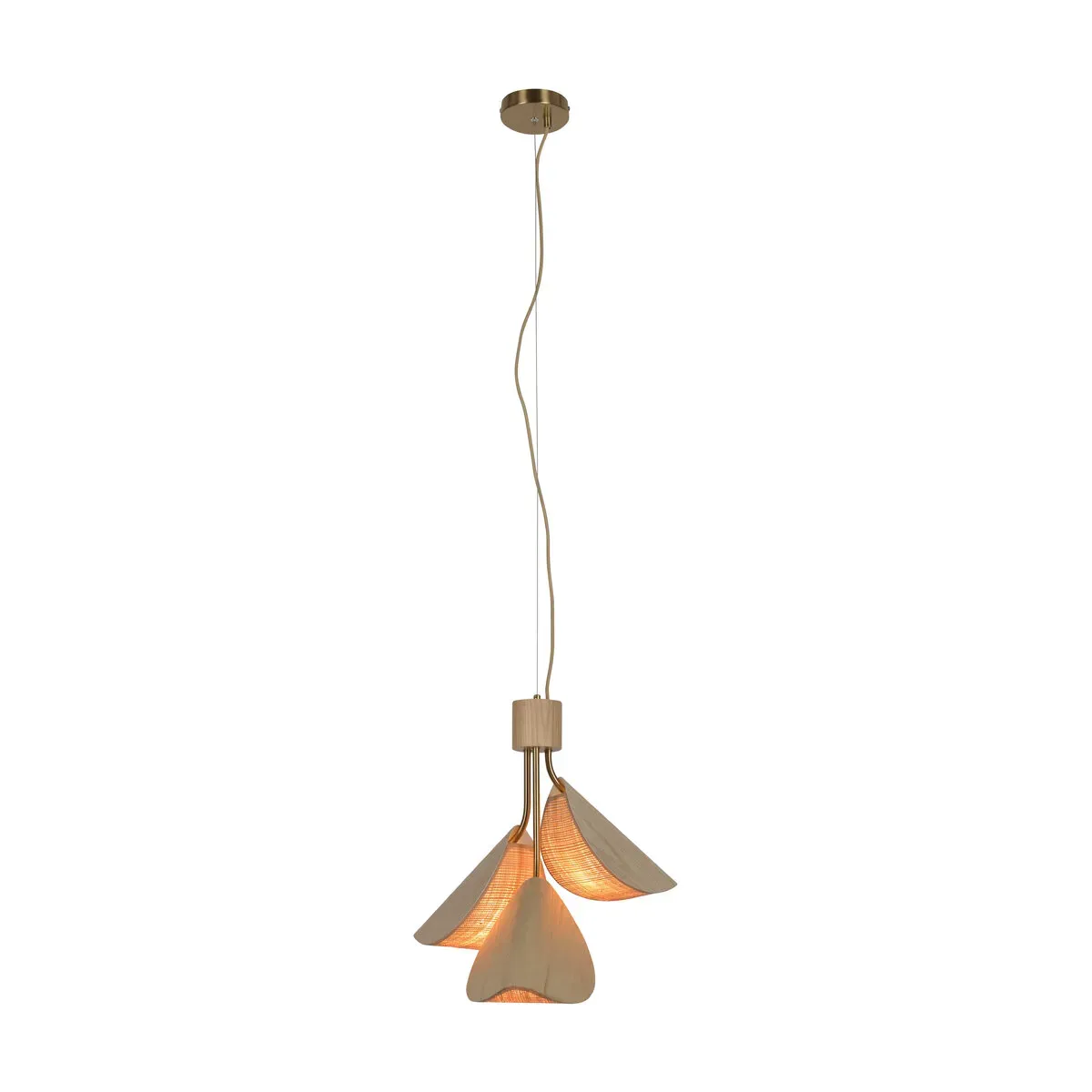 Suspension en bois naturel 50cm Lys - Forestier