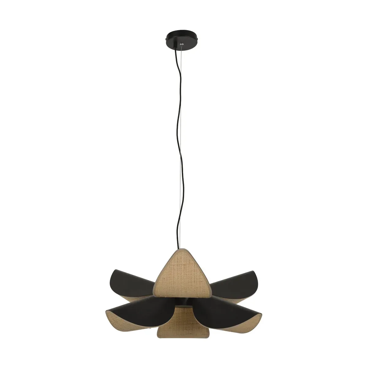 Suspension en bois noir 60cm Lys - Forestier