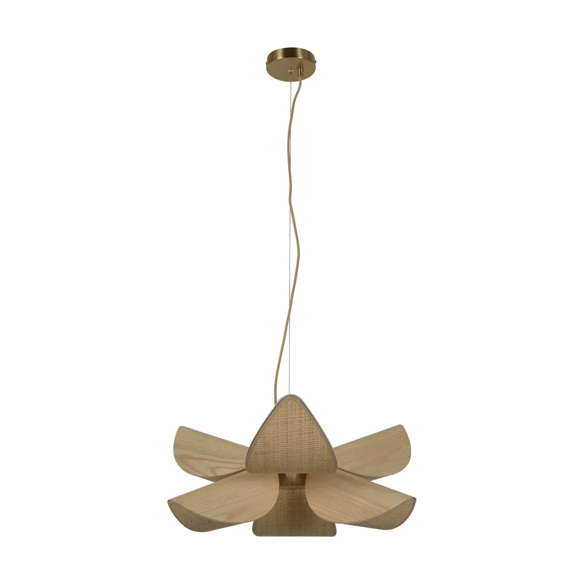 Suspension en bois naturel 60cm Lys - Forestier