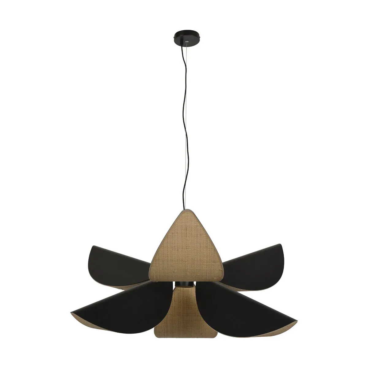 Suspension en bois noir 100cm Lys - Forestier