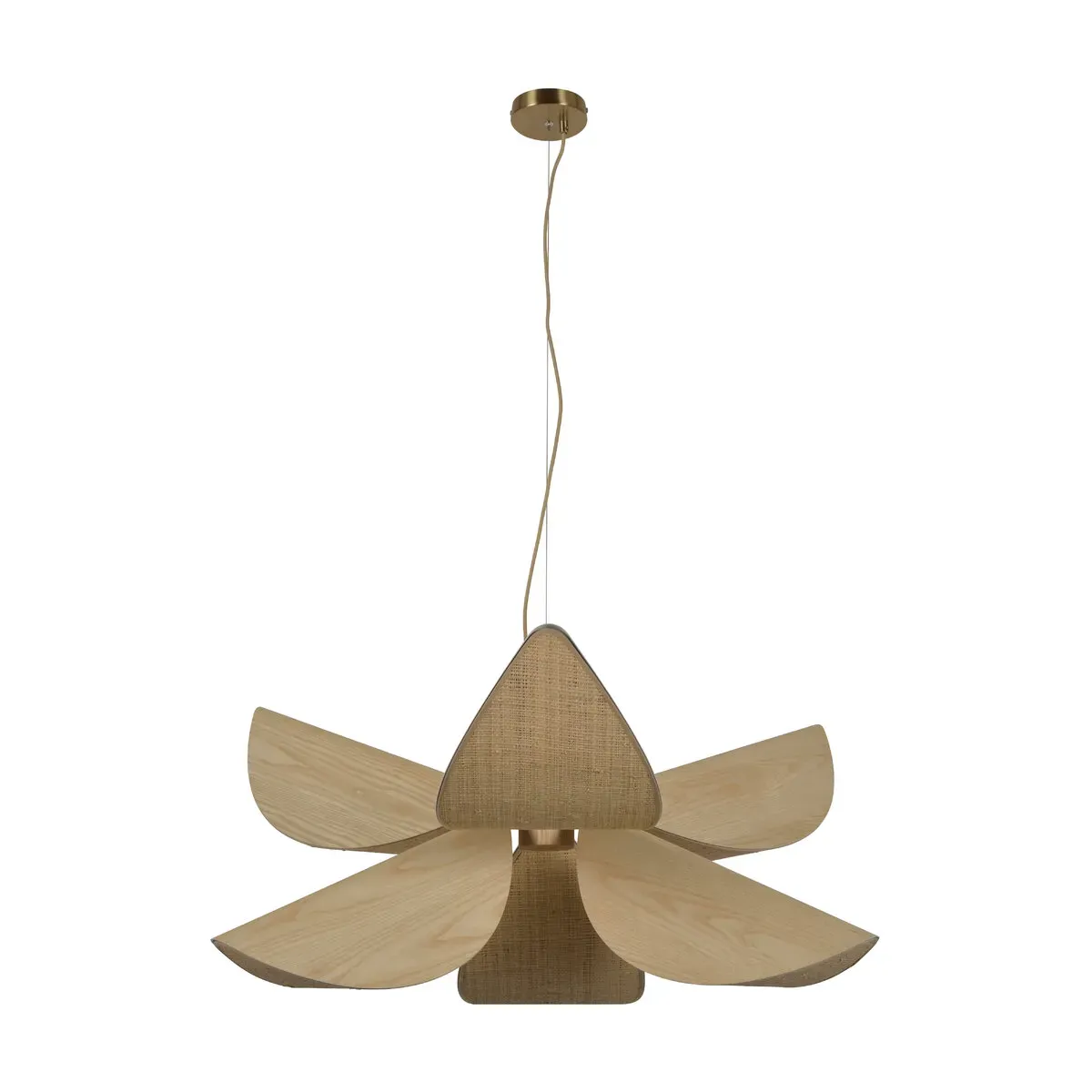 Suspension en bois naturel 100cm Lys - Forestier