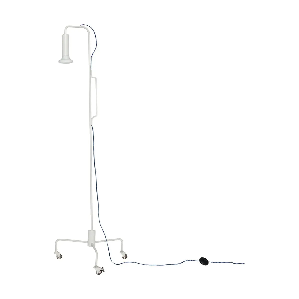 Lampadaire en métal gris clair 54x31xh154cm Ido - Hübsch