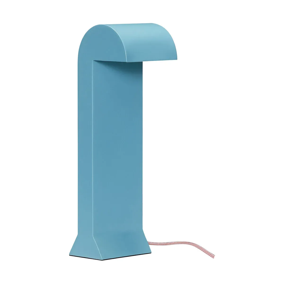 Lampe à poser en polycarbonate bleu turquoise 10x12xh34cm Soothe - Hübsch