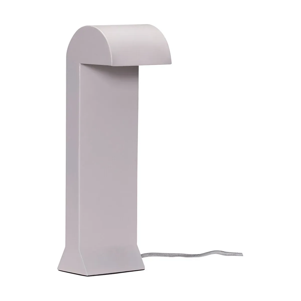Lampe à poser en polycarbonate gris clair 10x12xh34cm Soothe - Hübsch