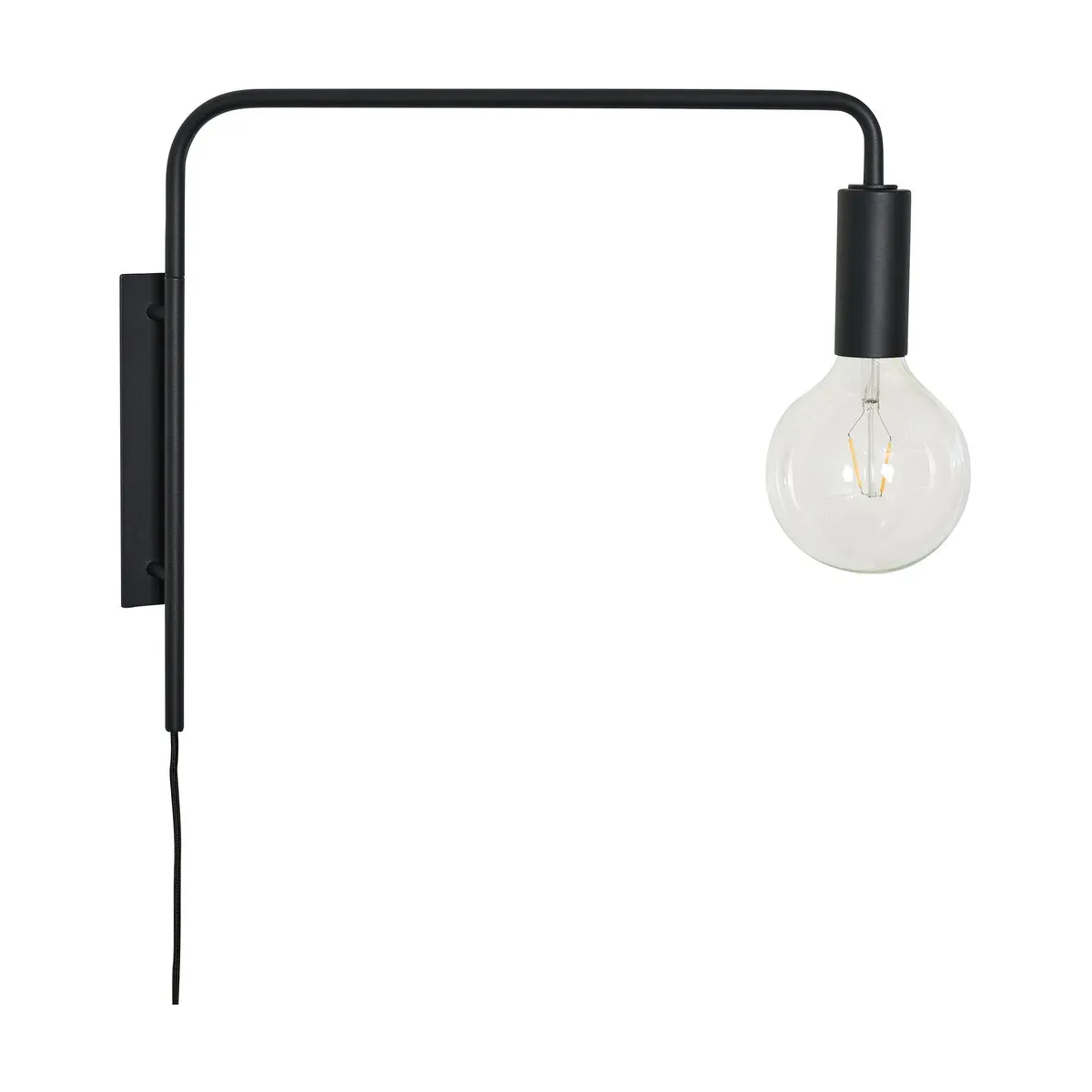 Applique murale en métal noir 47x6xh42cm Serendipity - Hübsch