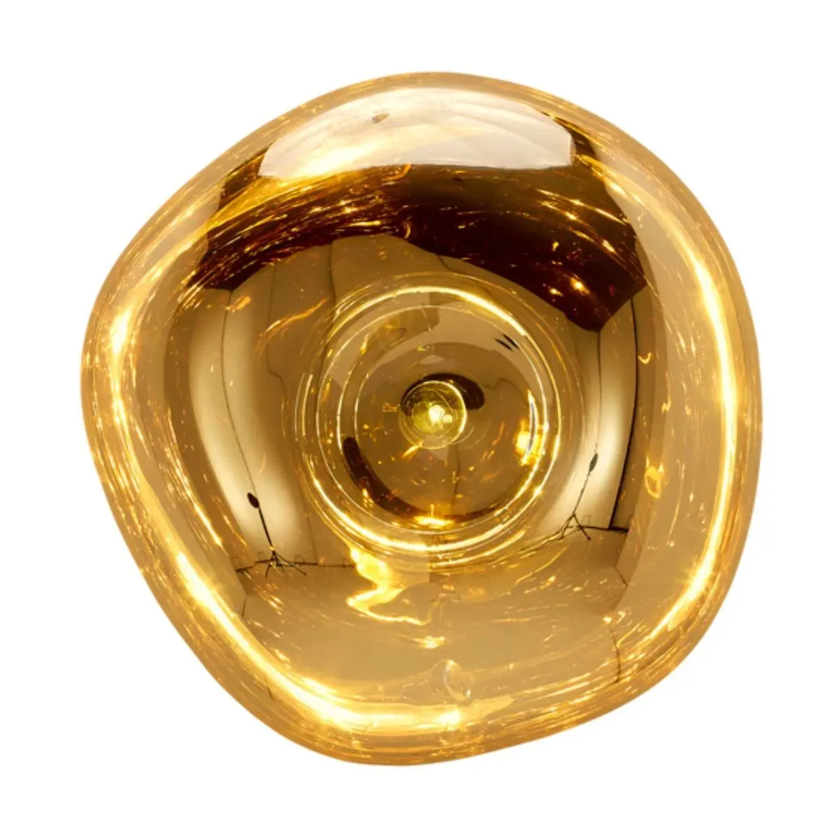 Applique murale en polycarbonate doré 50cm Melt - Tom Dixon