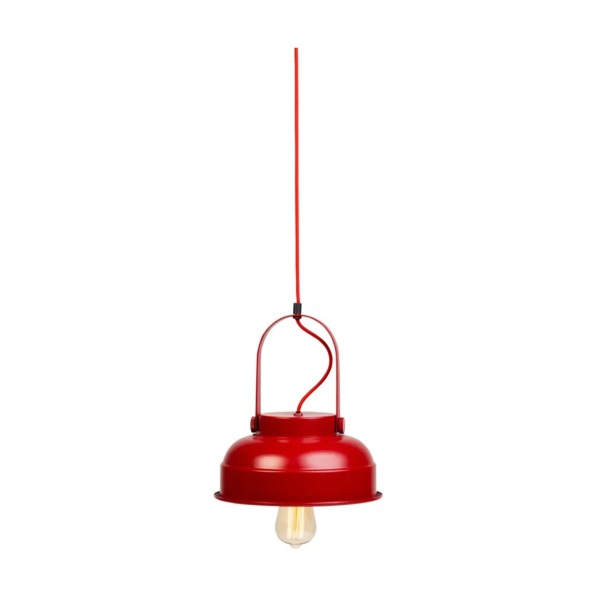 Suspension en acier rouge 26cm Lyke - Custom Form