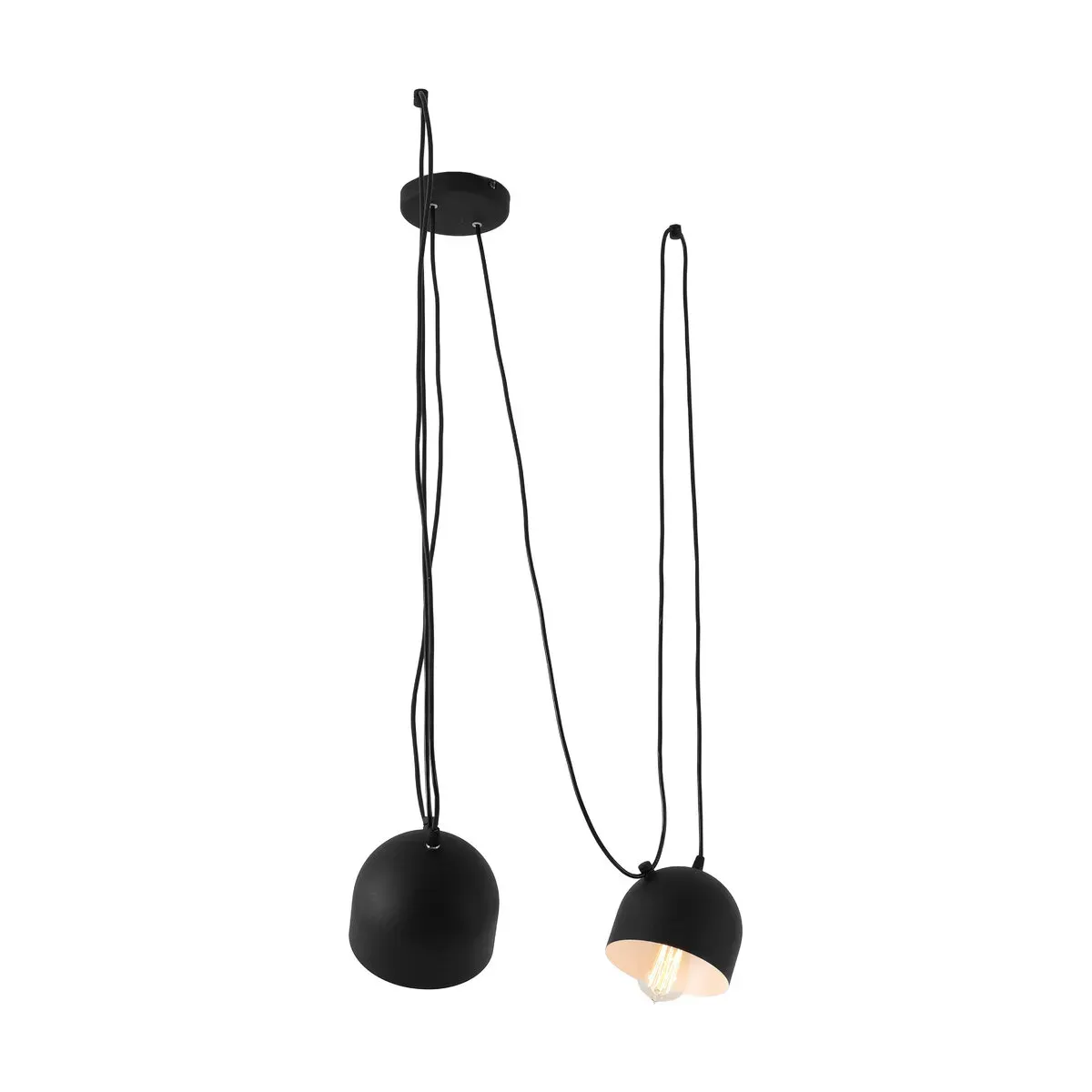 Suspension en acier noir Popo 2 - Custom Form