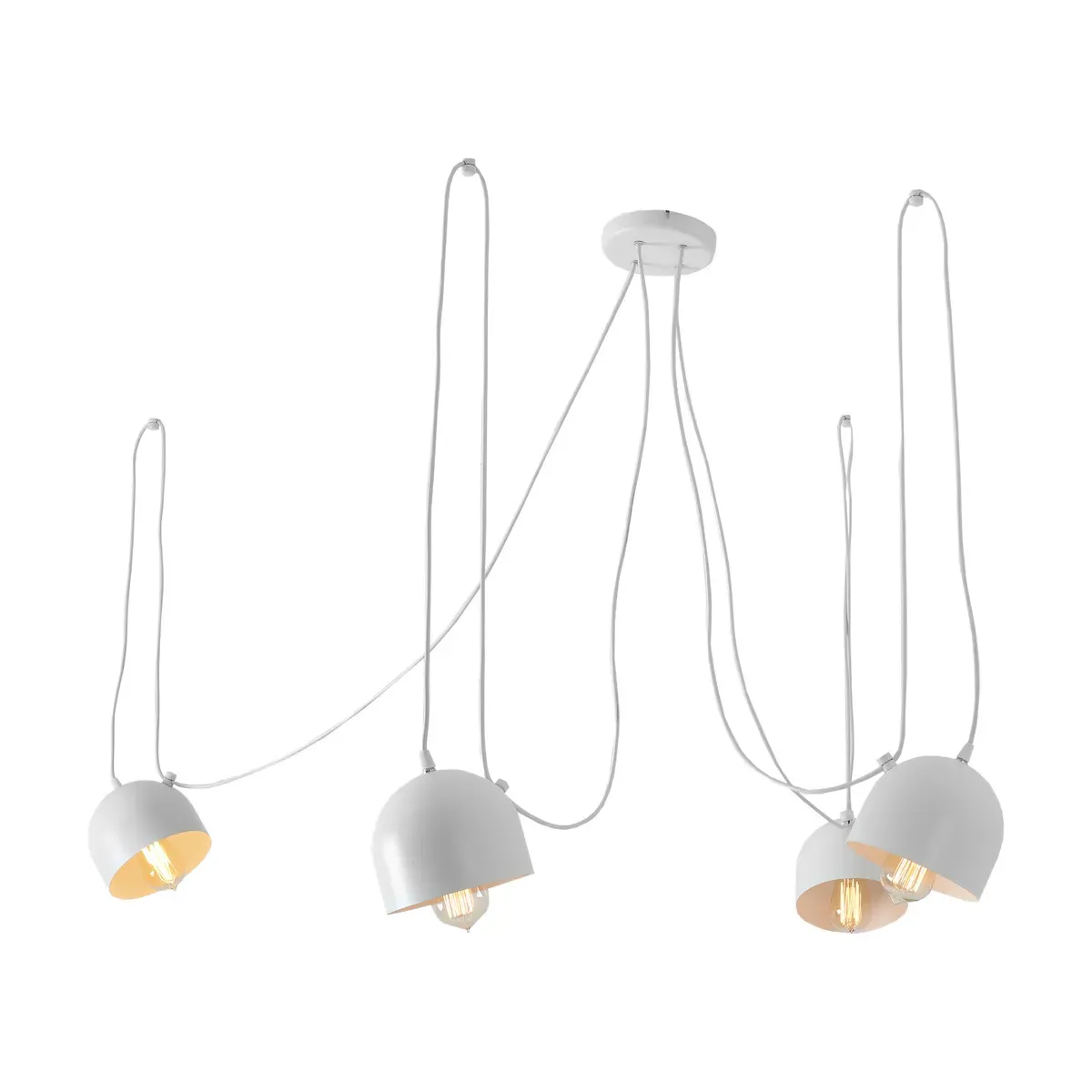 Suspension en acier blanc Popo 4 - Custom Form