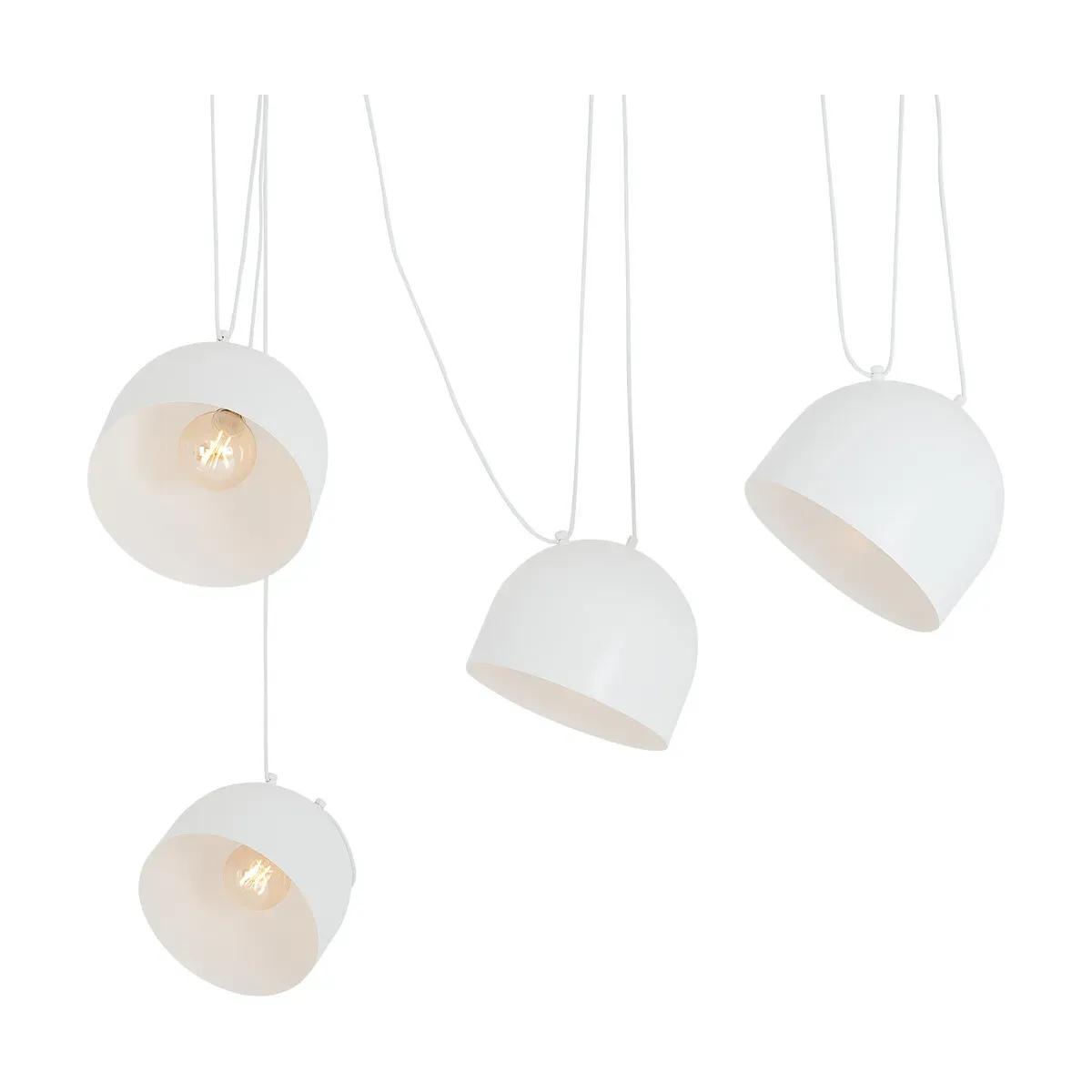 Suspension en acier blanc Popo 4L - Custom Form