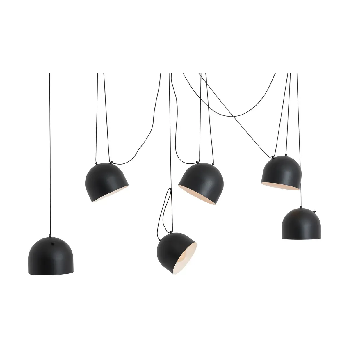 Suspension en acier noir Popo 6 - Custom Form