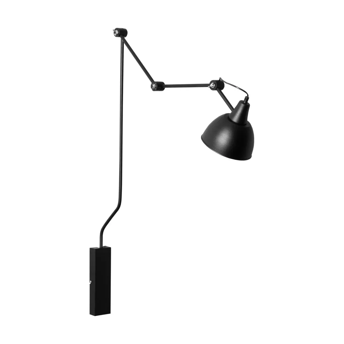 Applique murale en acier noir 18x15cm Coben wall - Custom Form