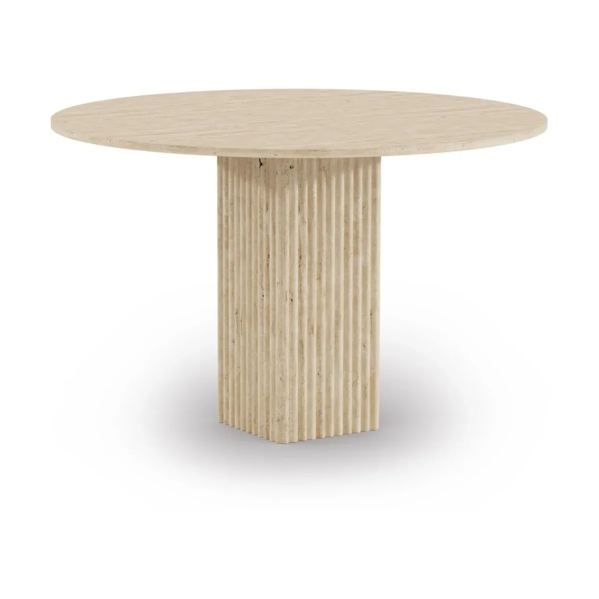 Table ronde en travertin 120cm Soho - NORR11