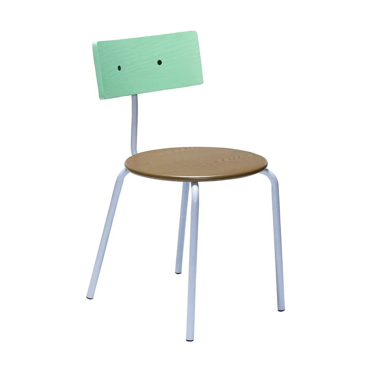 Chaise de salle à manger Koi Marron/Vert/Pourpre - Hübsch