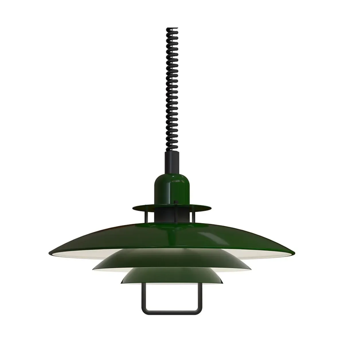 Suspension en métal vert forêt et noir 43cm Primus II - Belid