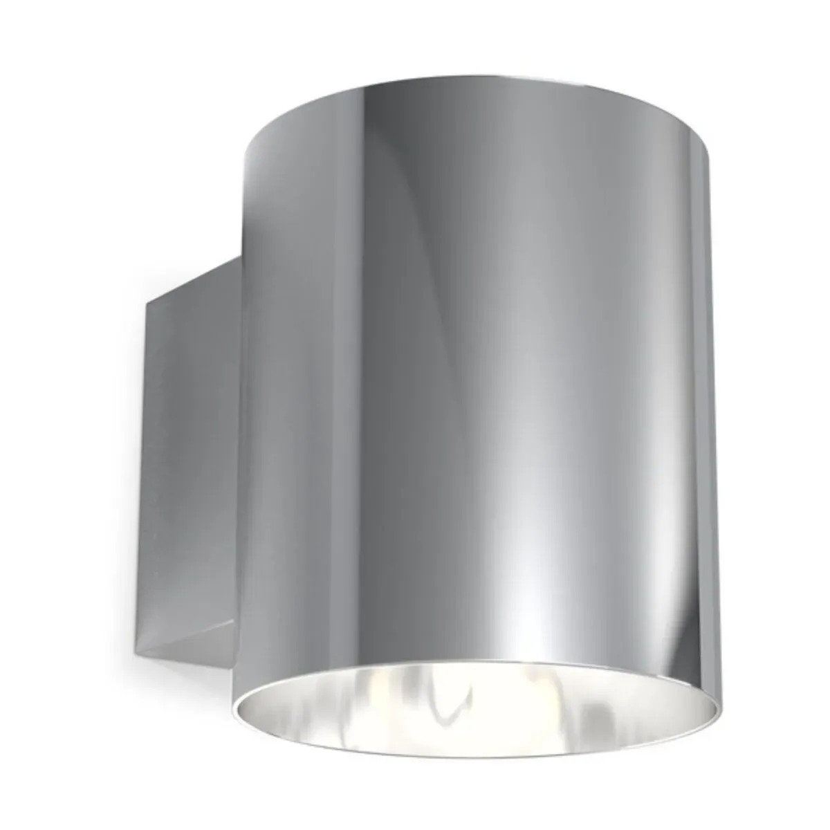 Applique murale de salle de bain en métal chrome 12x10cm Evoke - Herstal