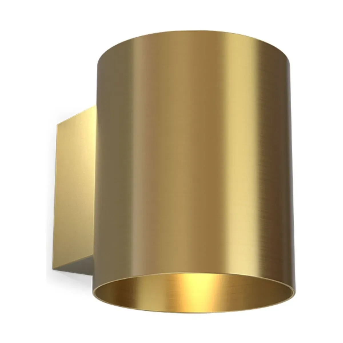 Applique murale de salle de bain en métal laiton 12x10cm Evoke - Herstal