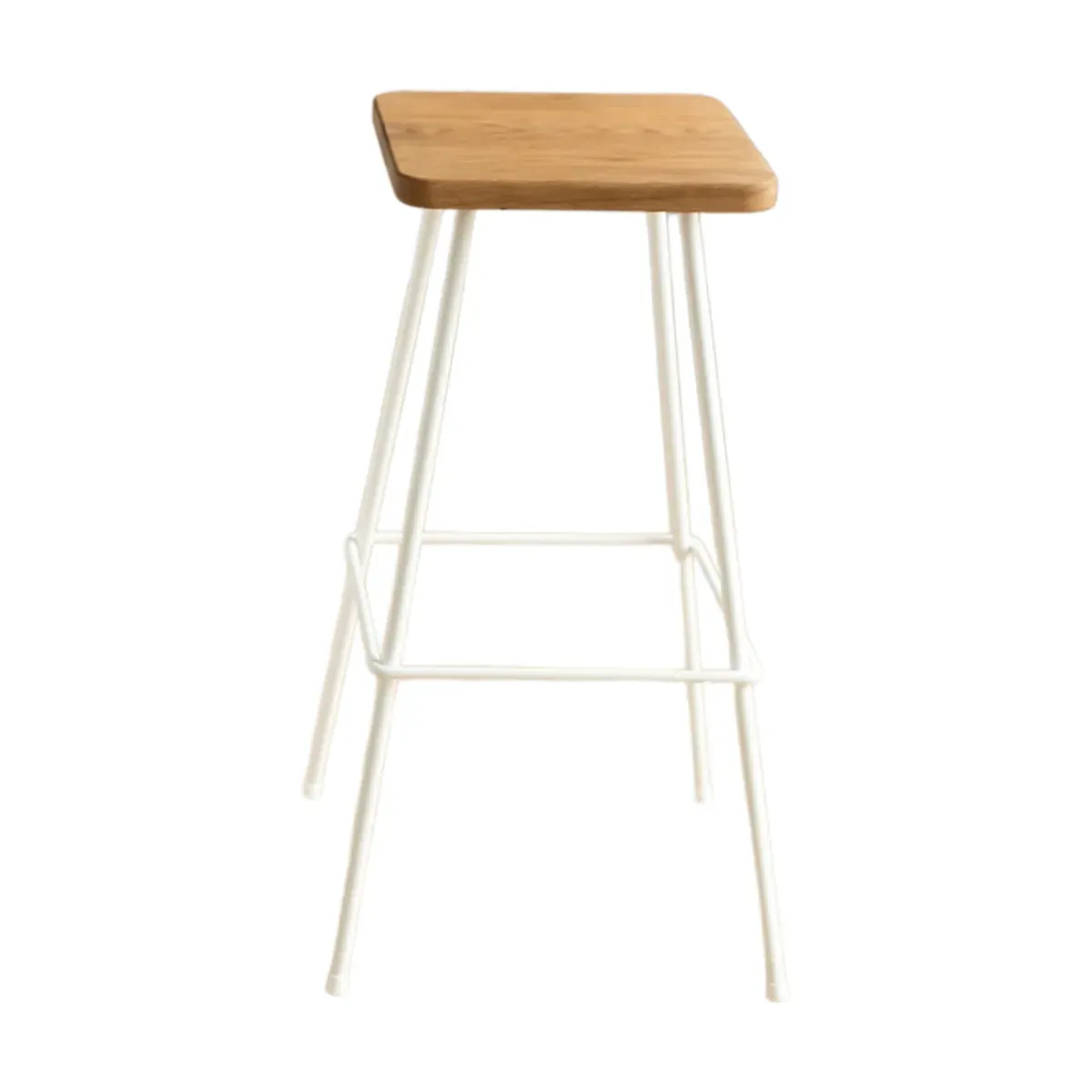 Tabouret de bar en acier blanc 30x70cm Barni - Metallbude