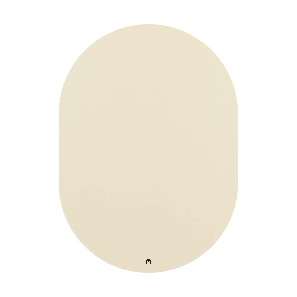 Tableau mural magnétique en acier beige cashew 57x41cm Tavo - Metallbude