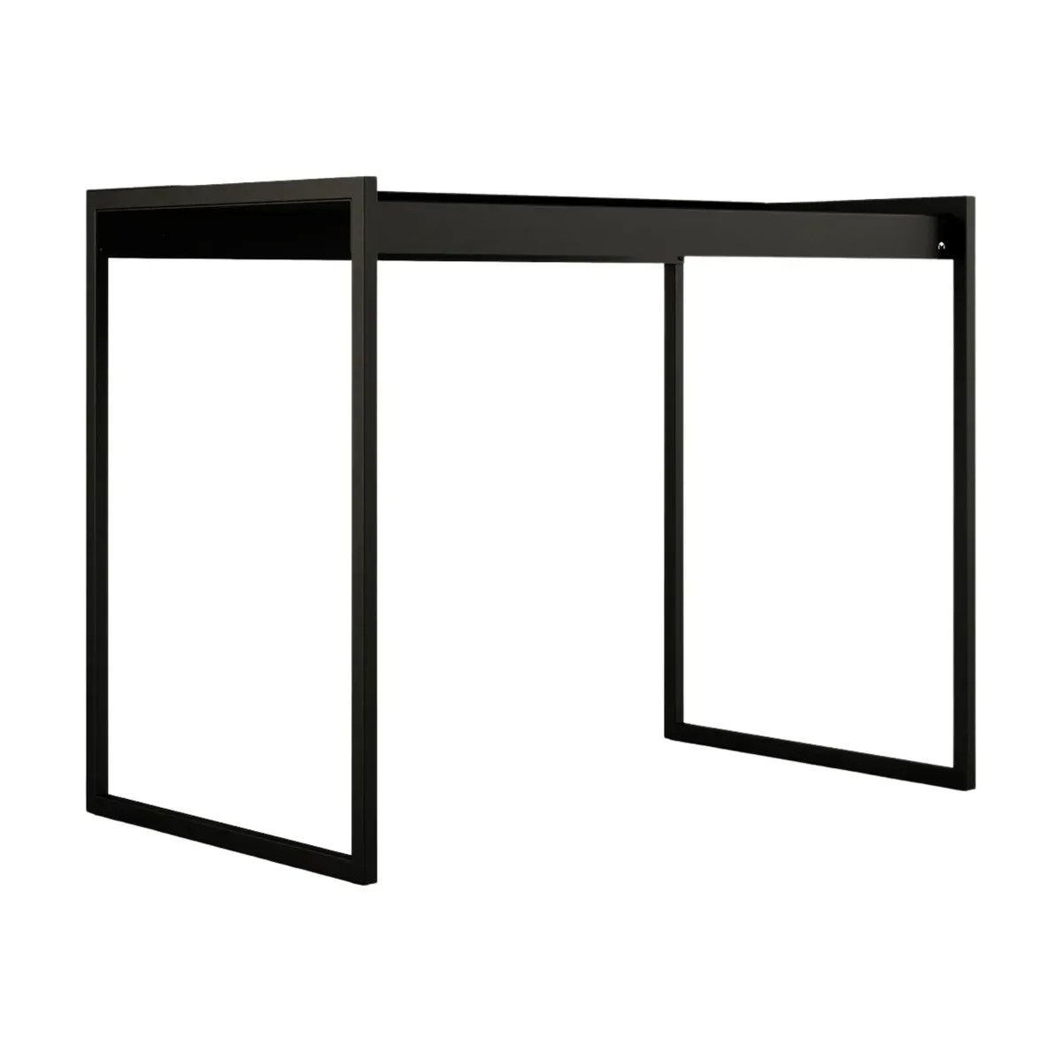 Bureau en acier noir 60x100x79cm Donna - Metallbude