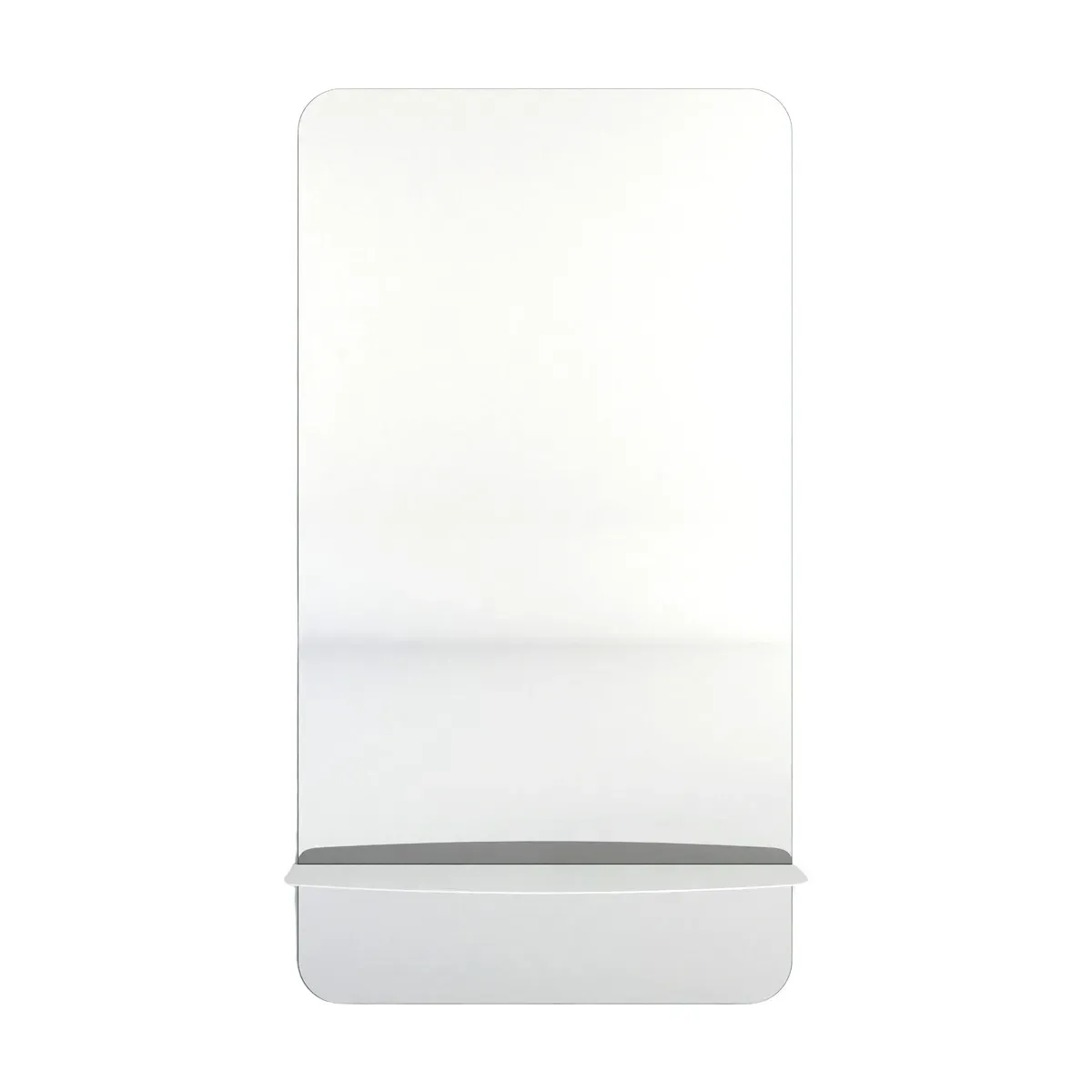 Miroir mural en tôle blanc 110x60x10cm Caleo - Metallbude