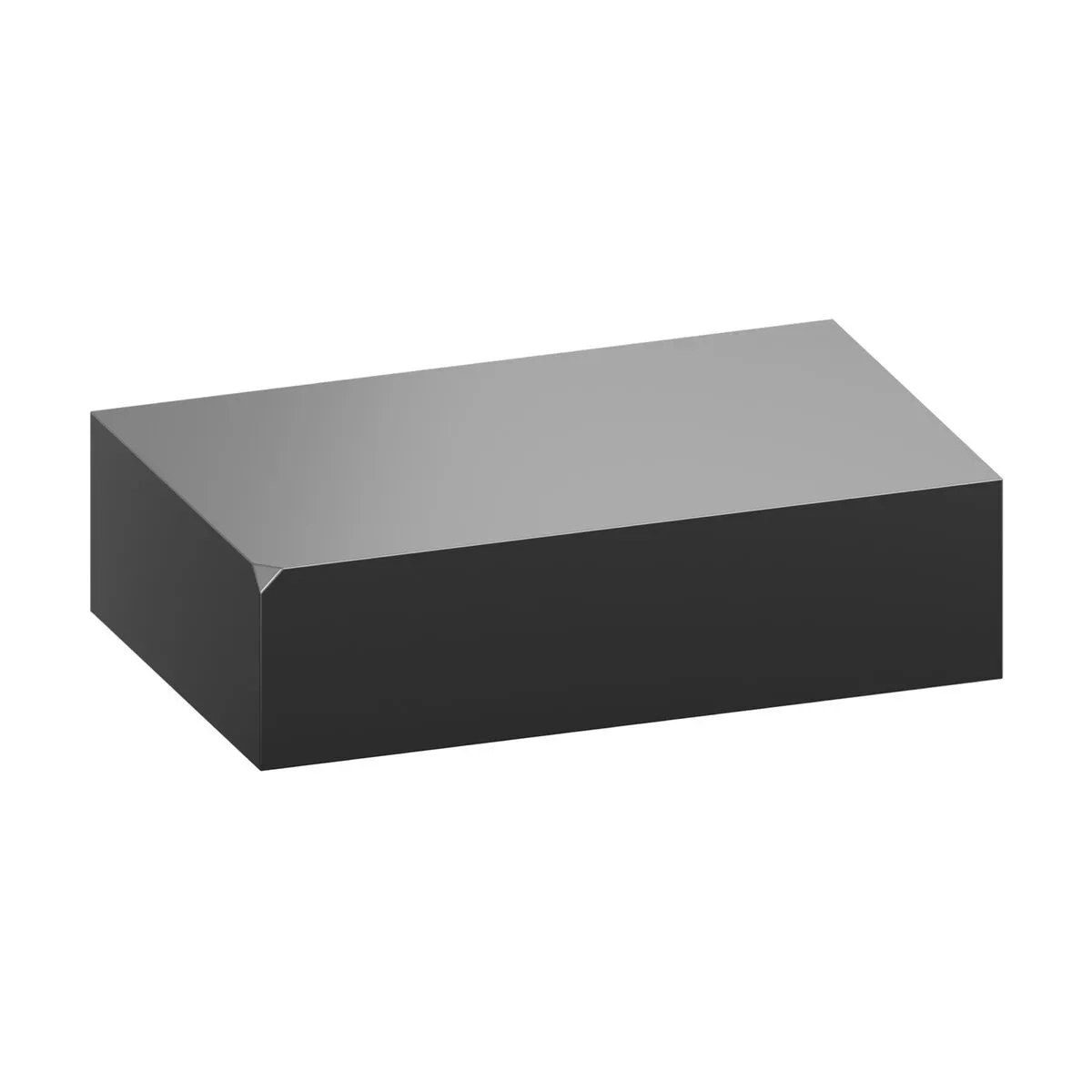 Table basse en acier inoxydable 100x63cm Raw - Metallbude