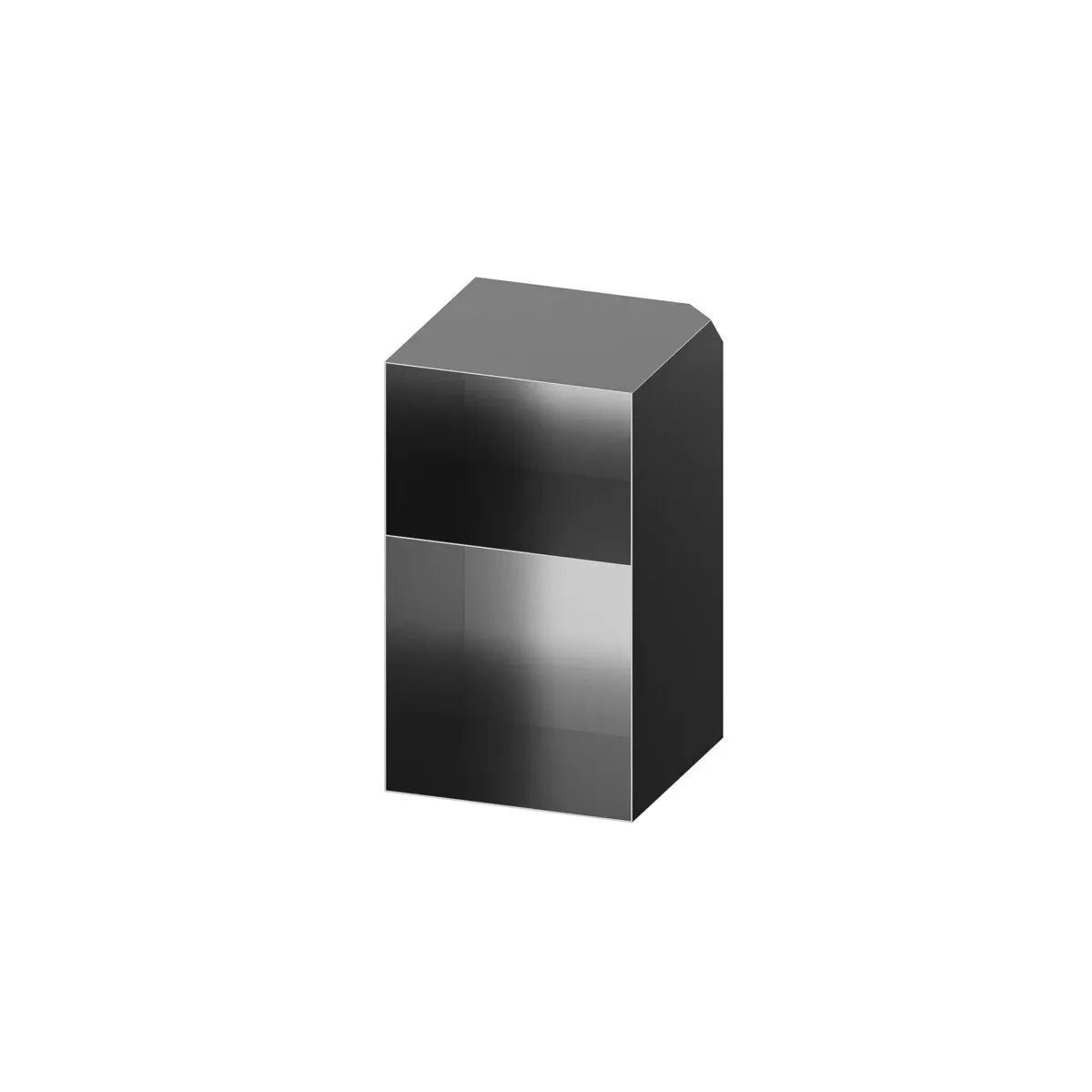 Table d'appoint en acier inoxydable 52x30cm Raw - Metallbude