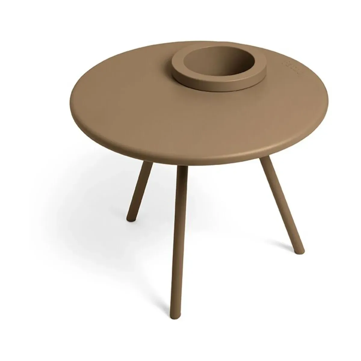 Table d'appoint pot de fleur intégré marron Bakkes - Fatboy