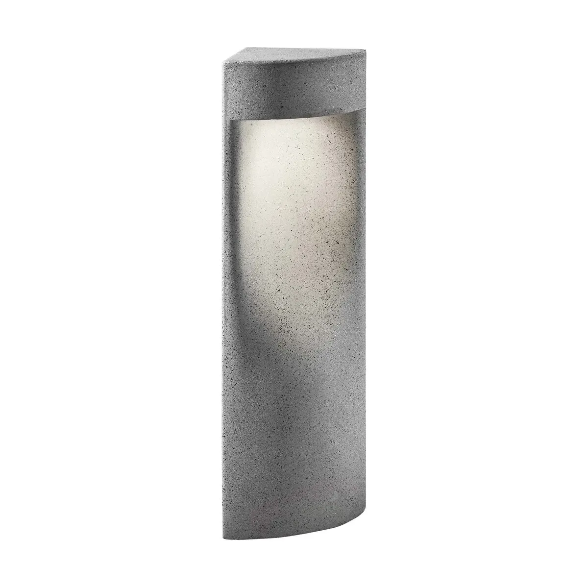 Lampadaire d'extérieur dimmable en béton gris 60cm Moai B/60 - Bover